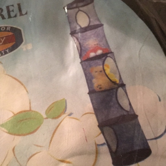 NWOT Mesh Hanging Collection Barrel - Picture 2 of 3